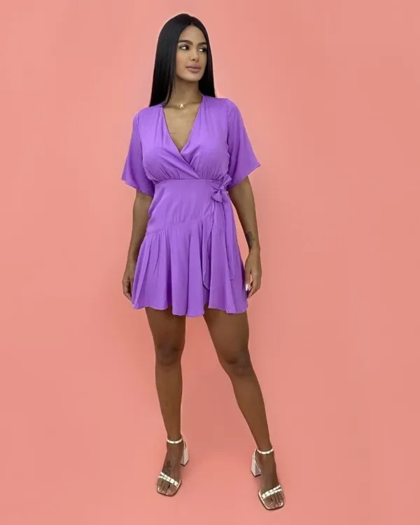 Vestido Lidiane - Lilás