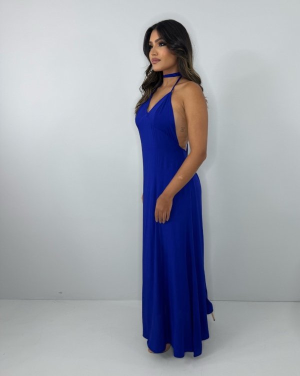 Vestido Victória - Azul Royal