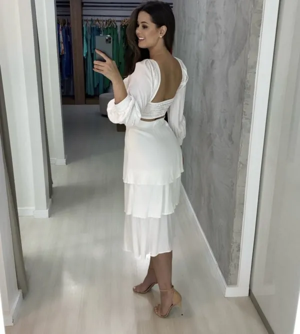 Saia Olga - Branco