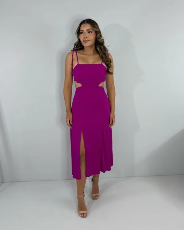 Vestido Amarilis - Fúcsia