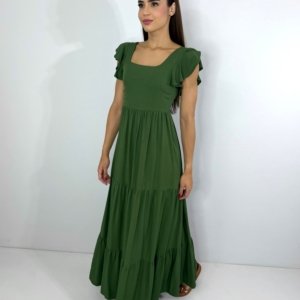 Vestido Tita - Verde Militar - Image 4