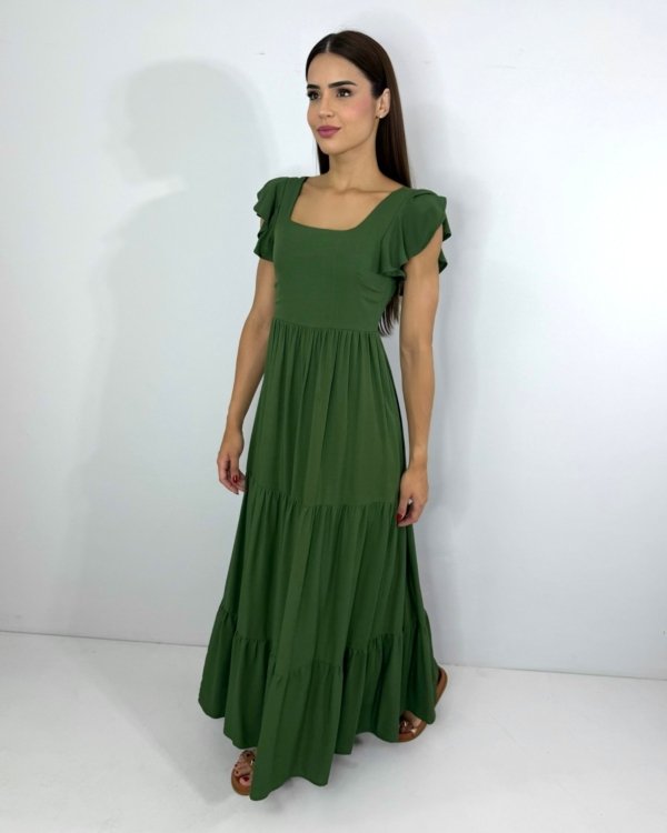 Vestido Tita - Verde Militar
