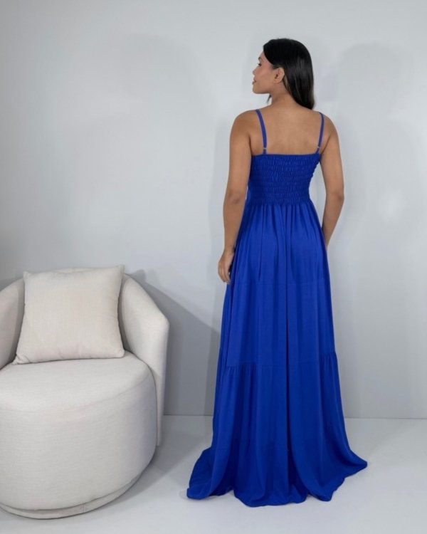 Vestido Camila - Azul Royal
