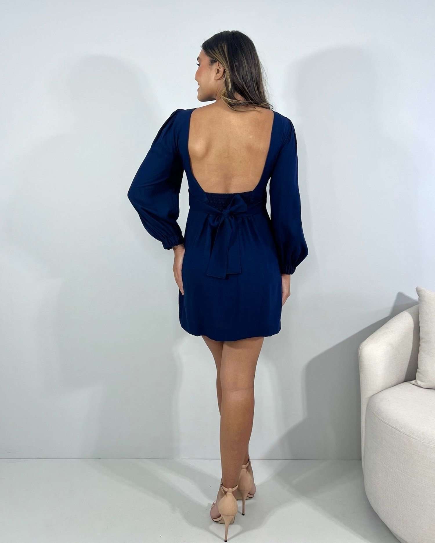 Vestido Tayla - Azul Marinho - Image 4