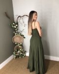 Vestido Camila – Verde Militar