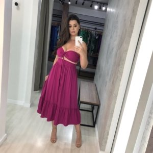 Conjunto Maria Eduarda - Fúcsia - Image 1