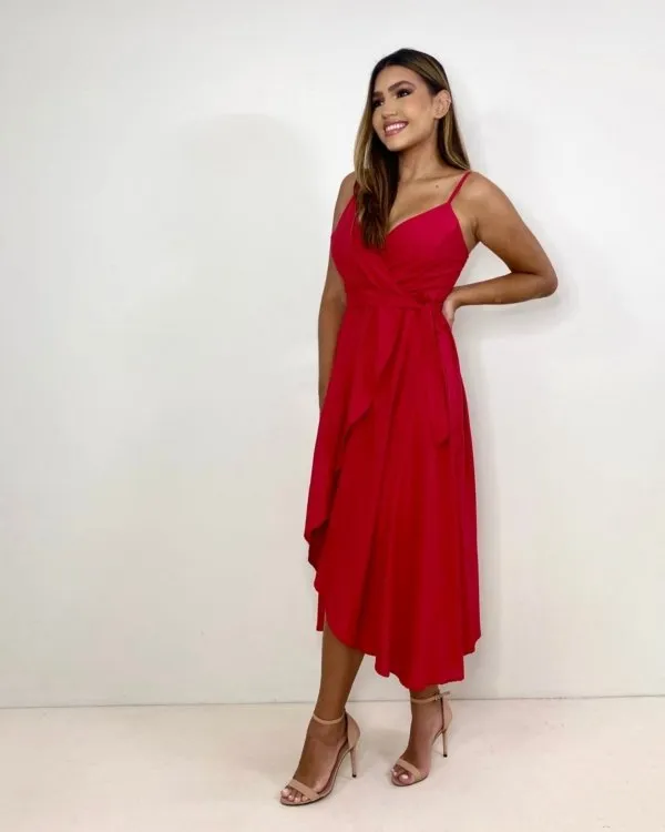 Vestido Hermione - Vermelho