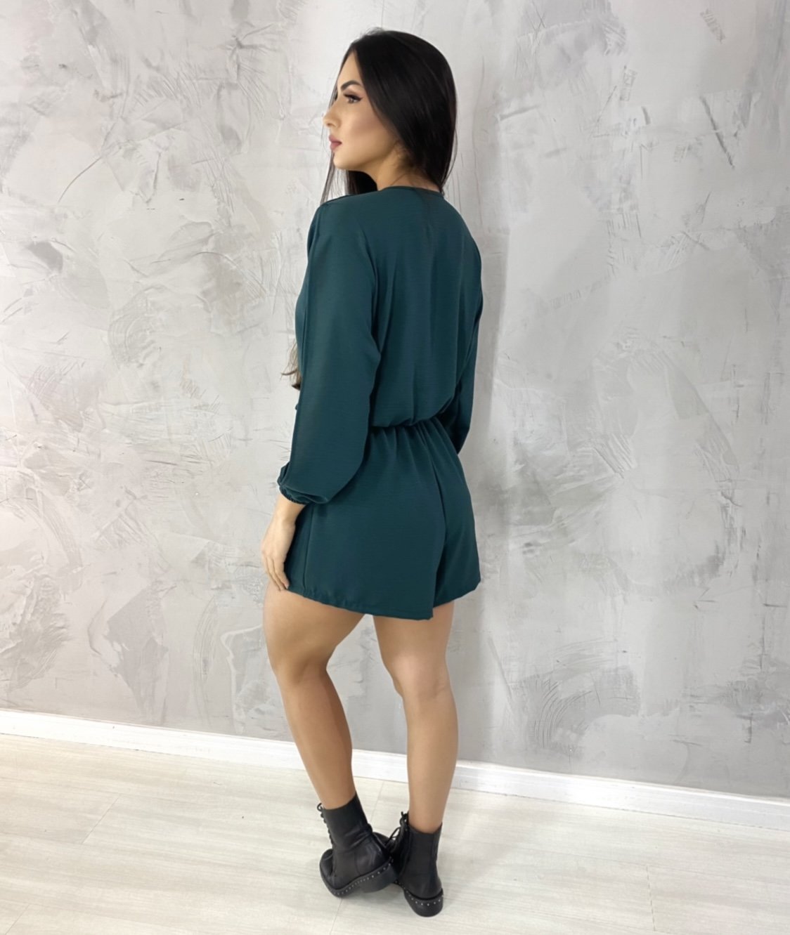 Macaquinho Andressa - Verde Militar - Image 2