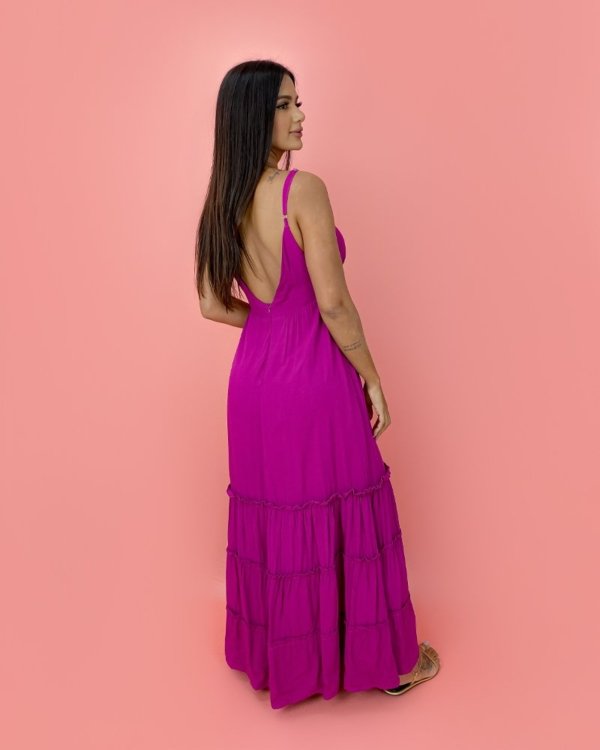 Vestido Raquel - Fúcsia