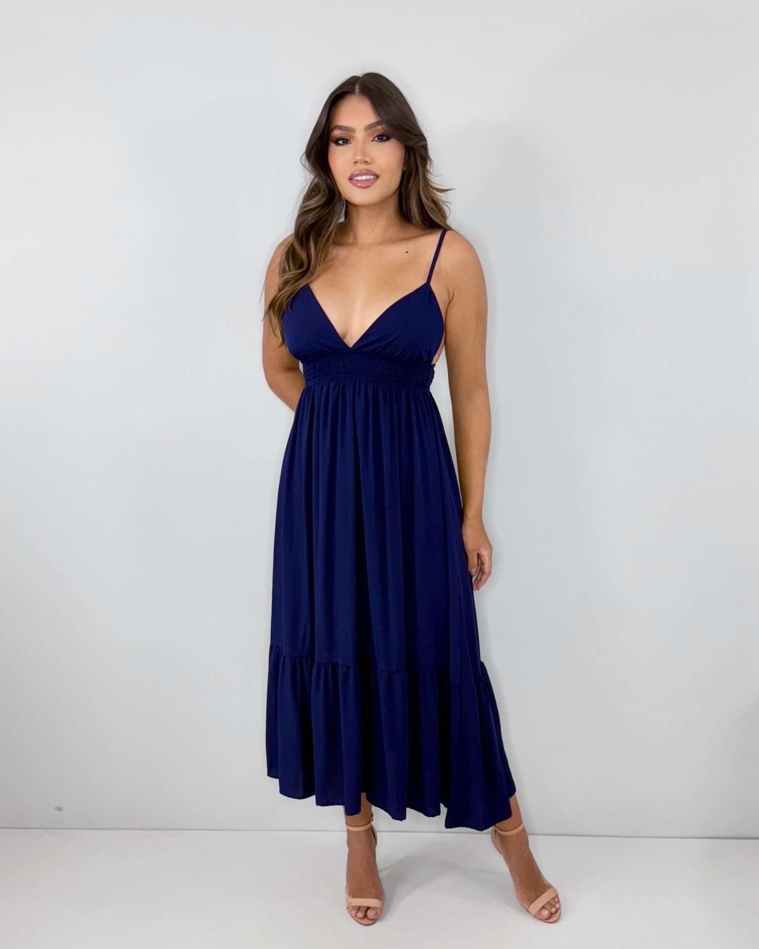 Vestido Beatriz - Azul Marinho - Image 1