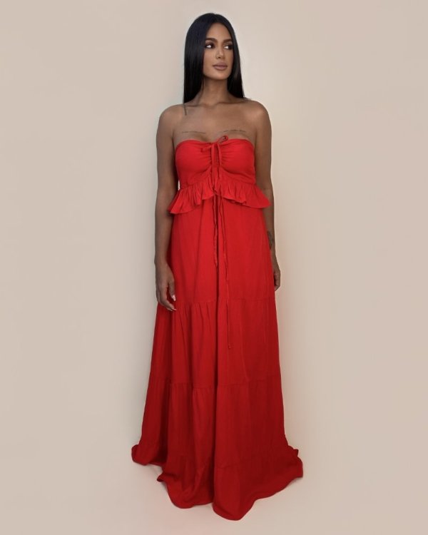 Vestido Marcy - Vermelho