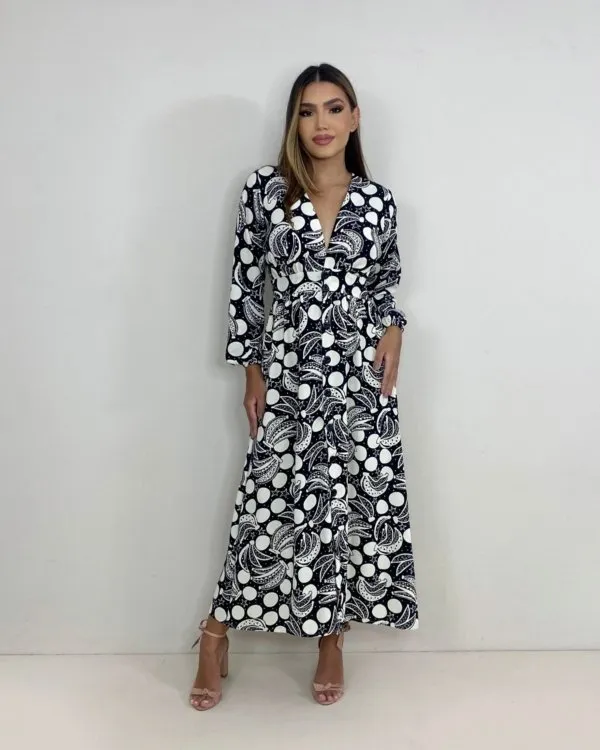 Vestido Clara - Estampa Banana
