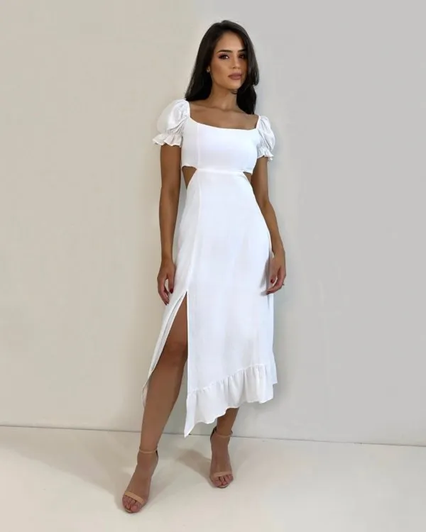 Vestido Jasmin - Branco