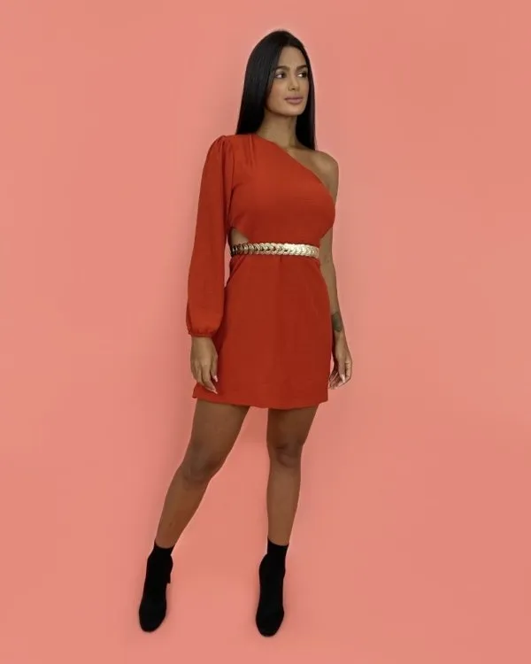 Vestido Luna em Duna - Terra