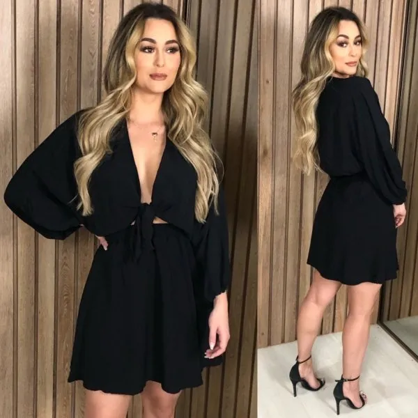Vestido Manu - Preto