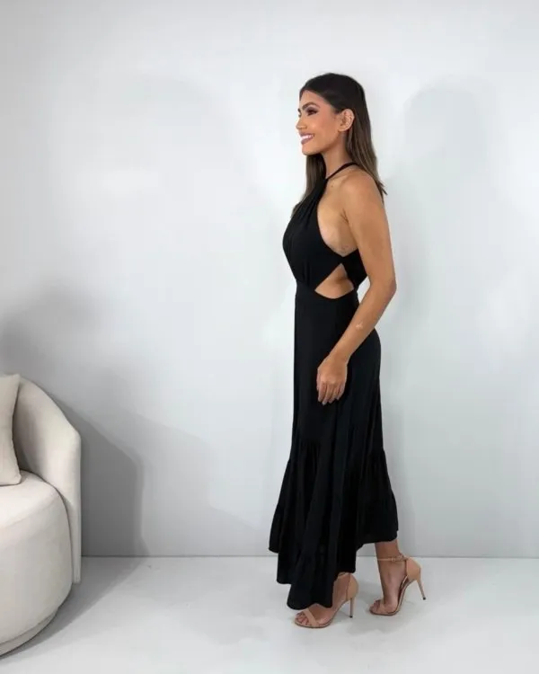 Vestido Estefane - Preto