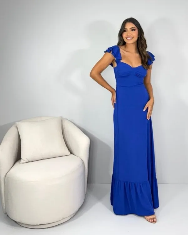 Vestido Isla - Azul Royal