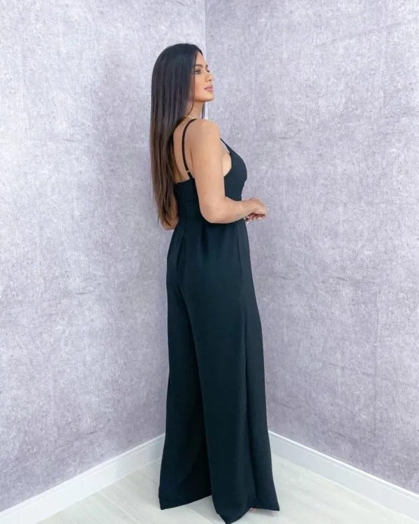 Macacão Ivete - Preto