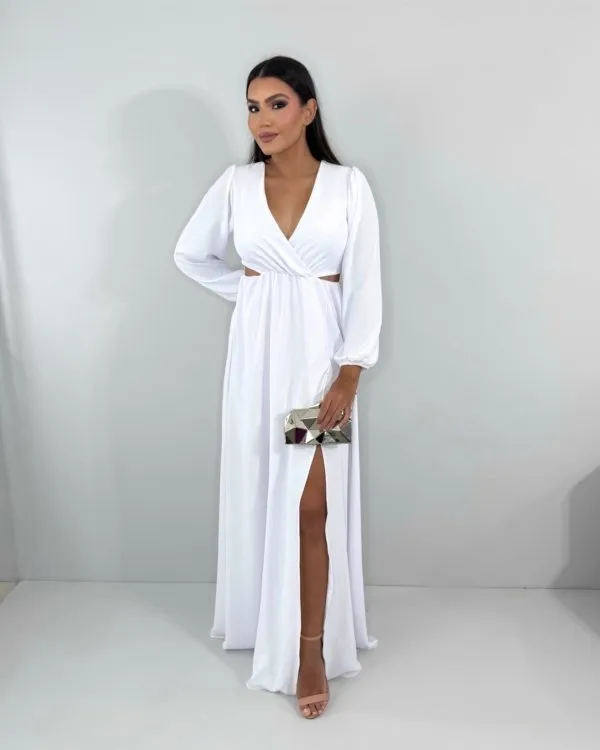 Vestido Magda - Branco