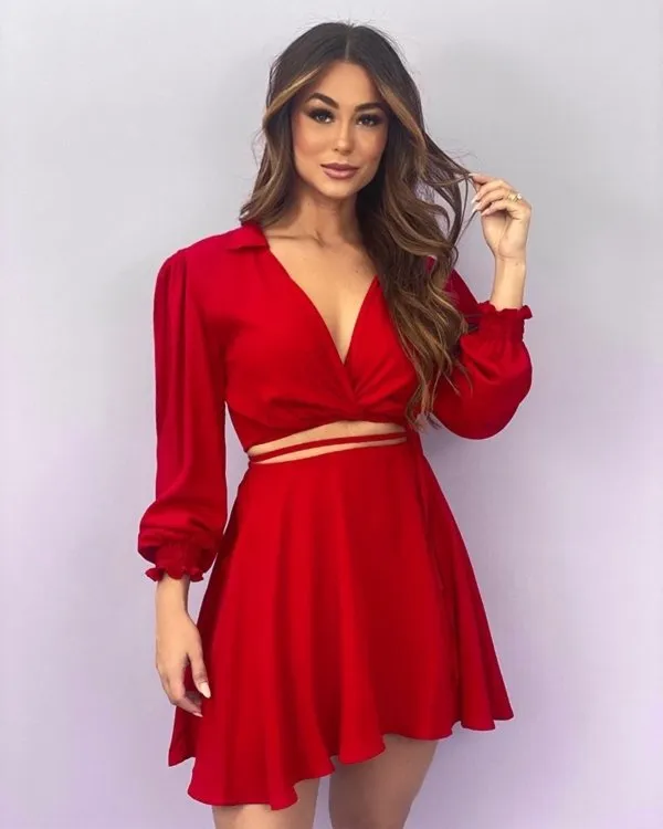 Cropped Jaqueline - Vermelho