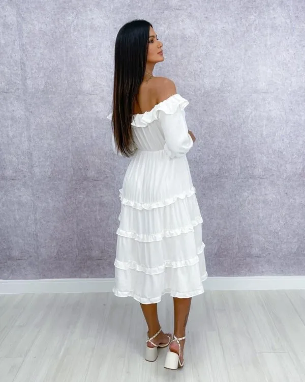 Vestido Angélica - Branco