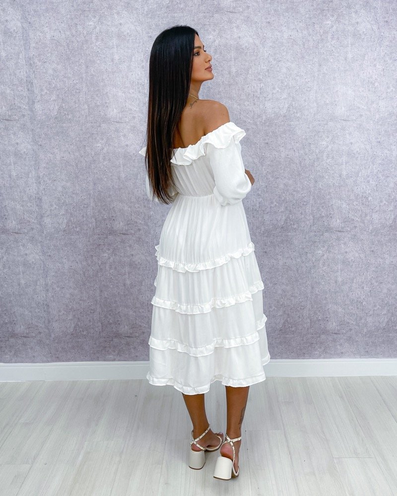 Vestido Angélica - Branco - Image 3