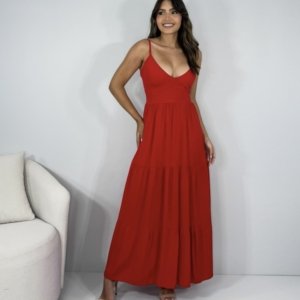 Vestido Helô - Vermelho - Image 2