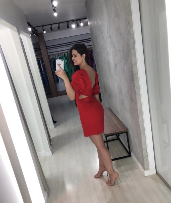 Vestido Thainá - Vermelho