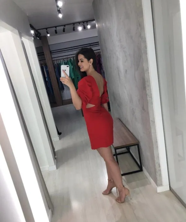 Vestido Thainá - Vermelho