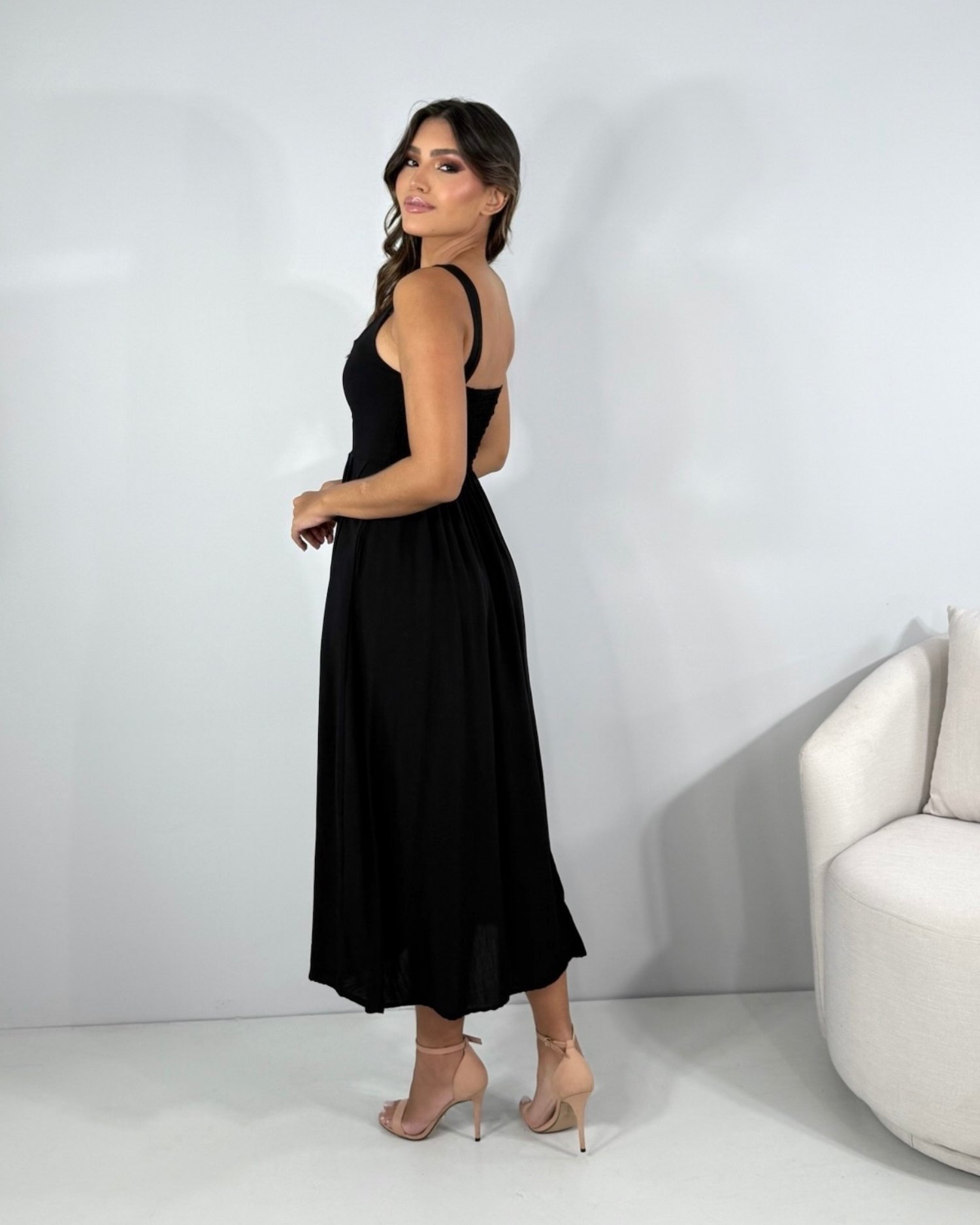 Vestido Samanta - Preto - Image 3