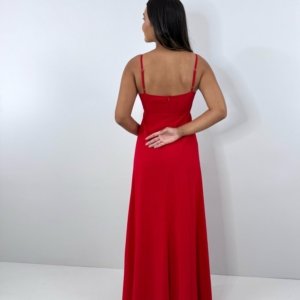 Vestido Eliana - Vermelho - Image 4