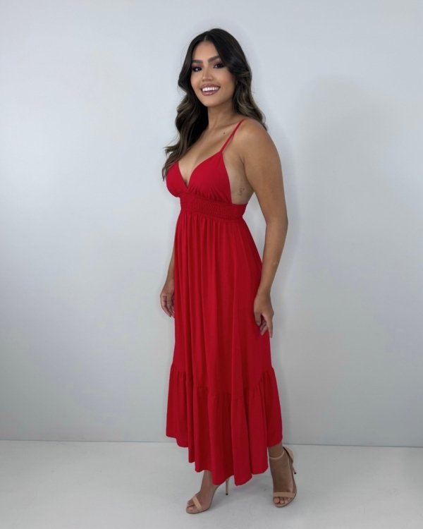 Vestido Beatriz - Vermelho