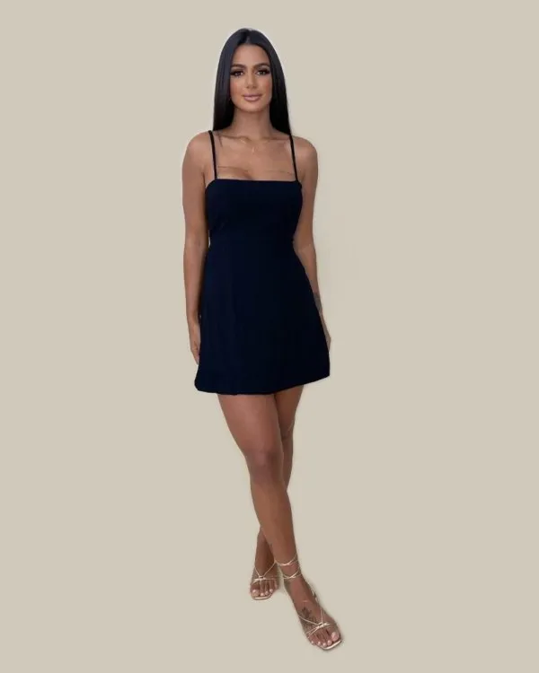 Vestido Estela - Preto