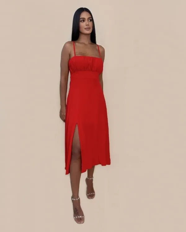 Vestido Ângela - Vermelho