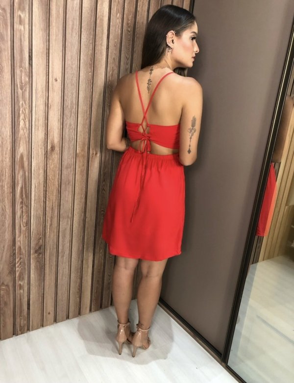 Vestido Carolina - Vermelho