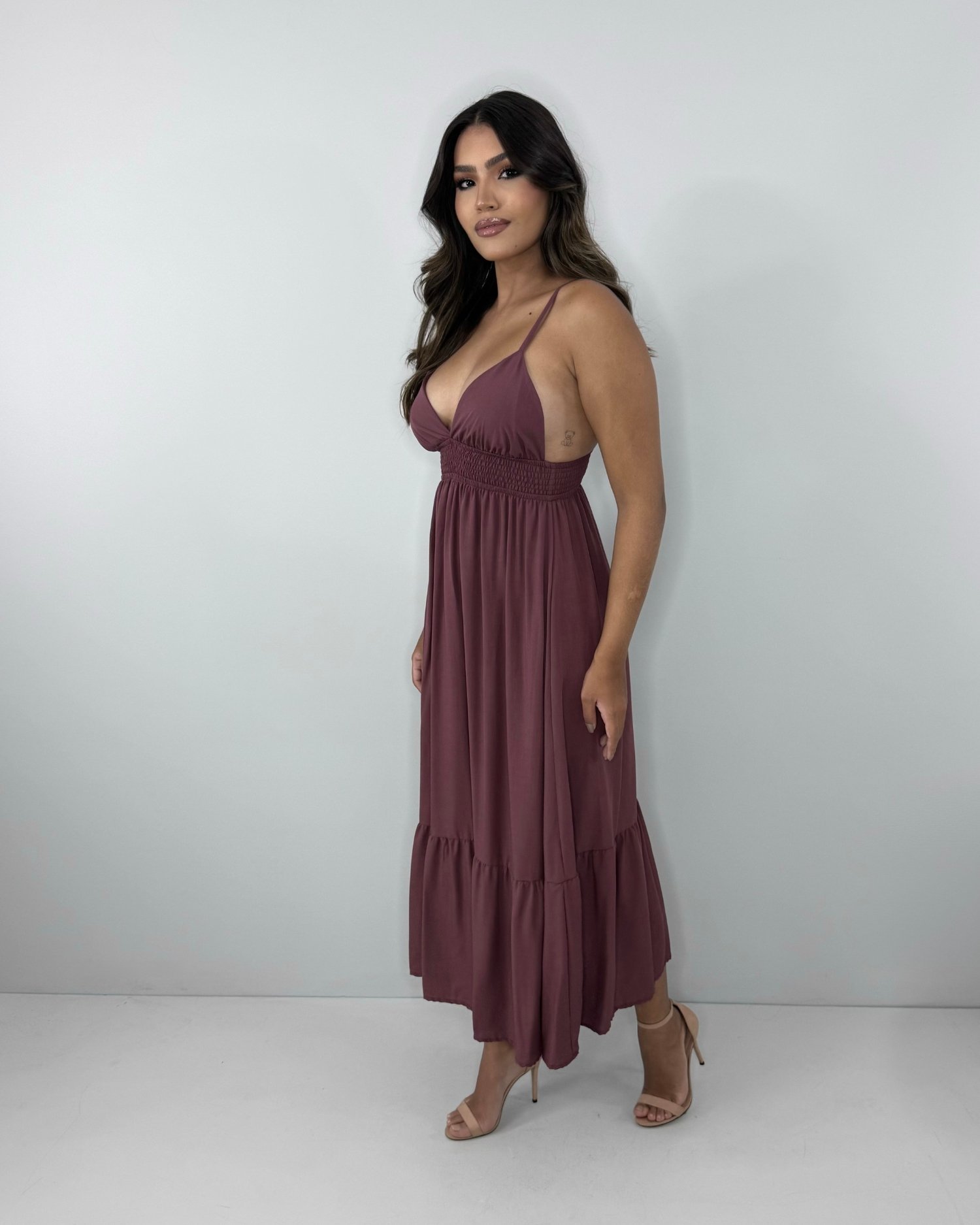 Vestido Beatriz - Marrom - Image 2