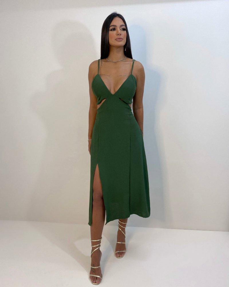 Vestido Kelly - Verde Militar - Image 2
