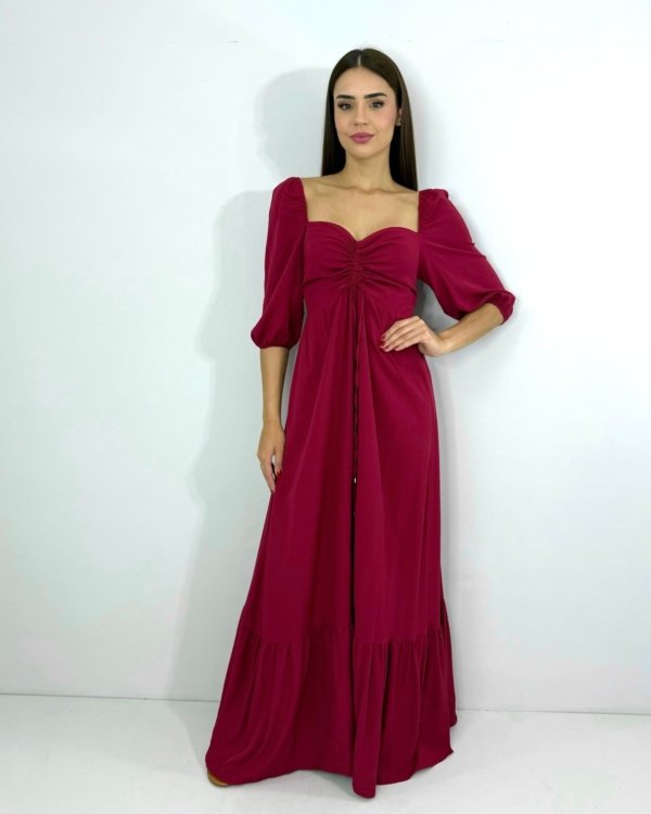 Vestido Tauane - Marsala