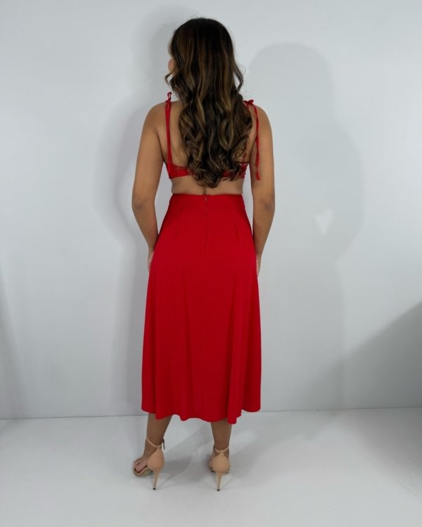 Vestido Amarilis - Vermelho