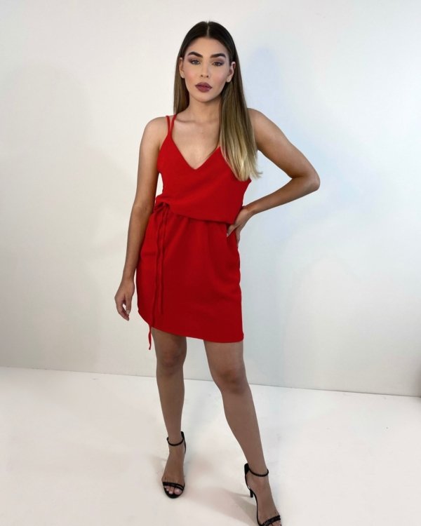 Vestido Isis - Vermelho