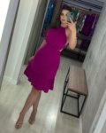 Vestido Estefane Curto – Fúcsia