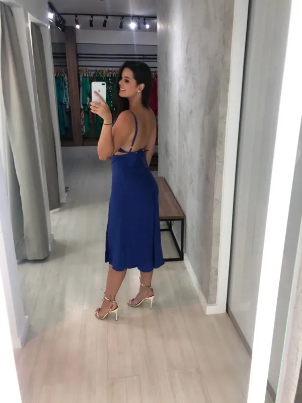 Vestido Lara - Azul Royal