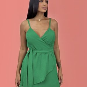 Macaquinho Paola - Verde Bandeira - Image 1