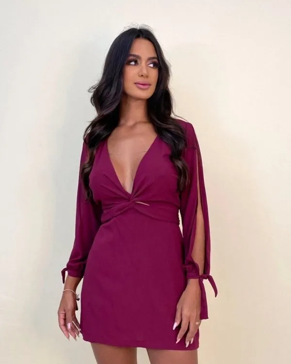 Vestido Marília - Marsala