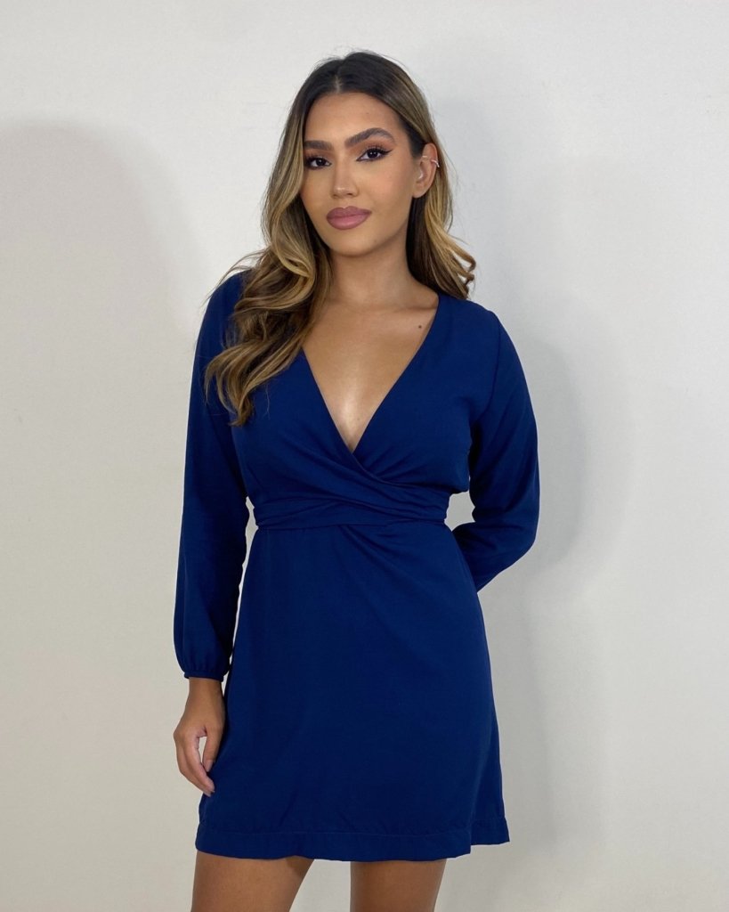 Vestido Marrie - Azul Marinho