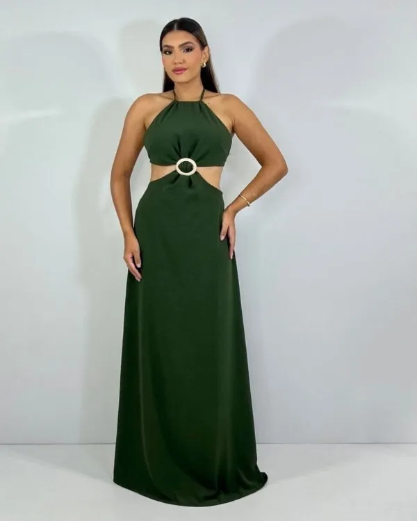Vestido Melinda - Verde Militar