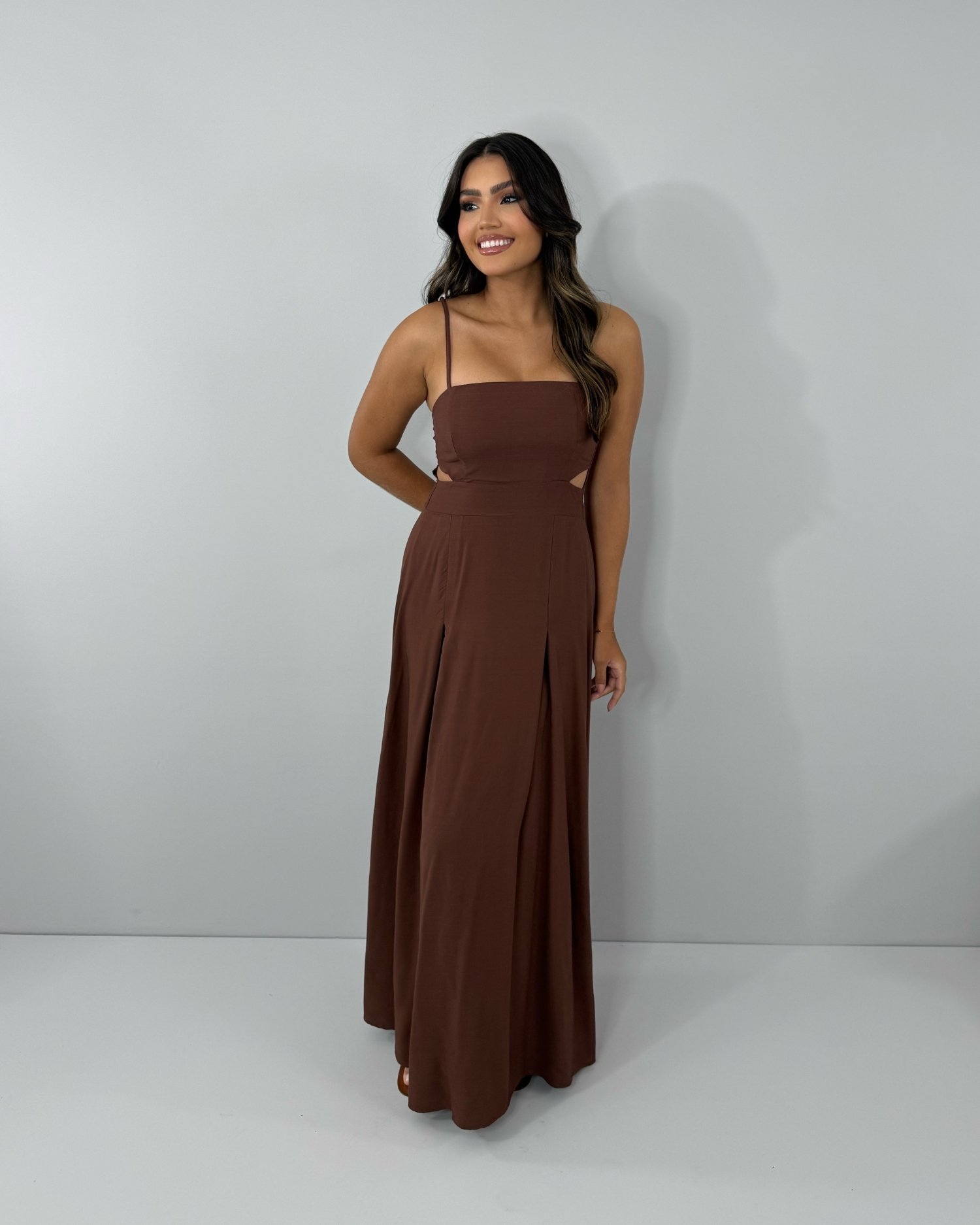 Vestido Babi - Marrom - Image 4