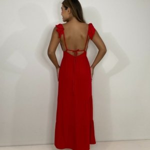 Vestido Maitê - Vermelho - Image 3