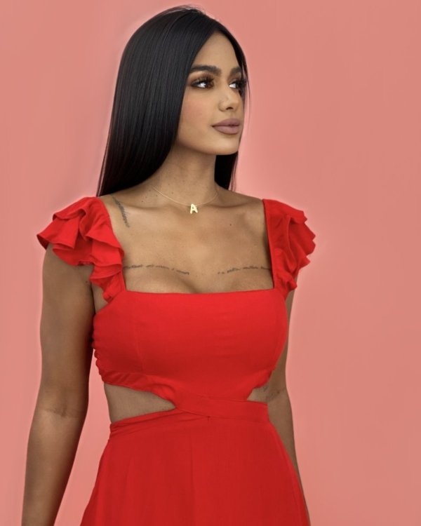 Vestido Andréia - Vermelho