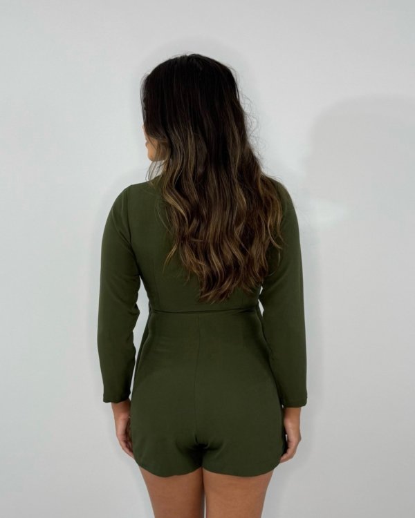 Macaquinho Betina - Verde Militar